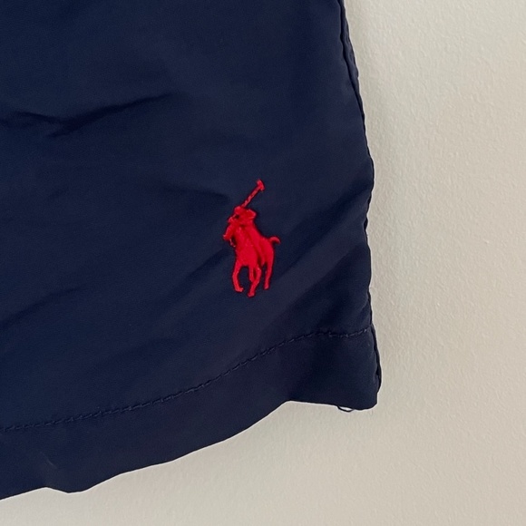NWOT Polo Ralph Lauren Nylon Navy Blue Swim Shorts/Trunks for Men Size XL - Picture 2 of 9